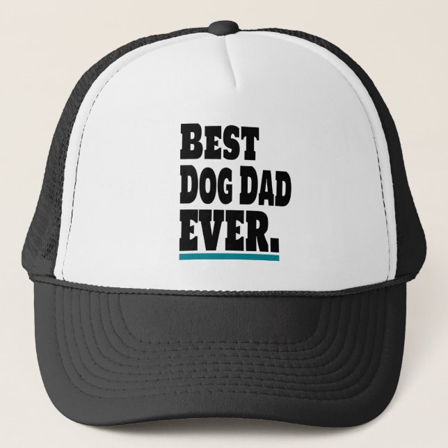 Boné Melhor Pai de Cachorro NUNCA Engraçado (Frente)