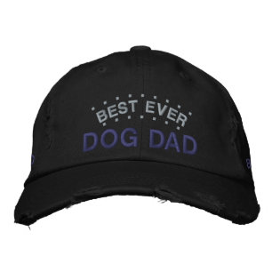 Boné Melhor Pai De Cães Personalizado Diversão De Cor P