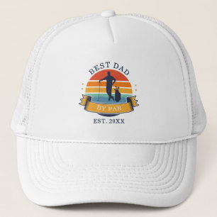 Boné Melhor Pai de Golfe Por Par Personalizado Cumpleañ