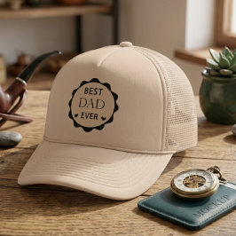 Boné Melhor Pai de Todos Design Engraçado para o Dia do