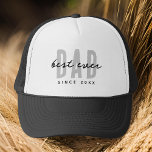 Boné Melhor Pai Desde 20XX O Disquete Simples Moderno<br><div class="desc">Esta design simples e moderna é composta por tipografia sã-serif.</div>