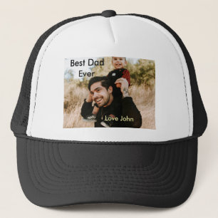 Boné Melhor pai do mundo presente de pai foto nome simp