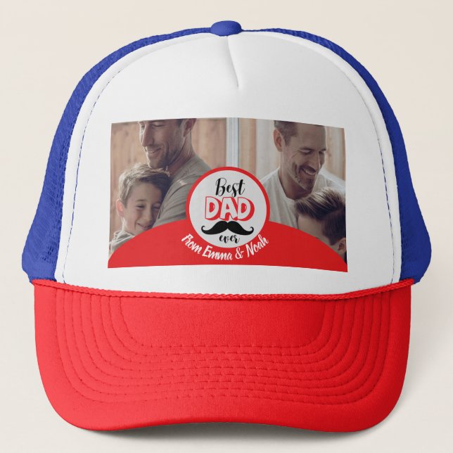 Boné Melhor Pai do Mundo Presente Personalizado para o  (Frente)