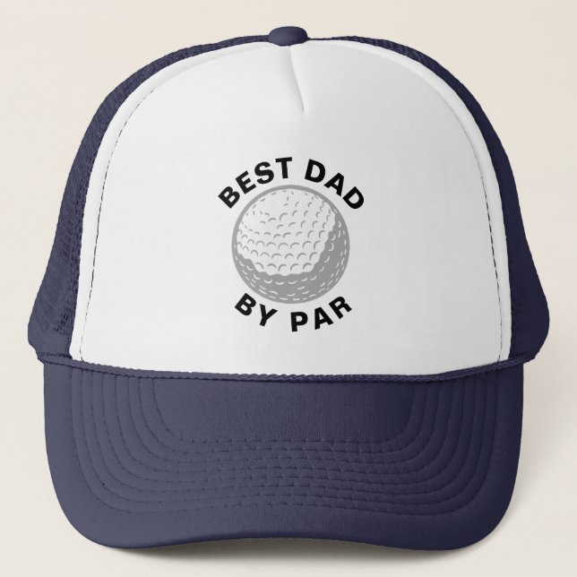 Boné Melhor Pai Pelo Amante de Golfe Par Personalizado (Frente)