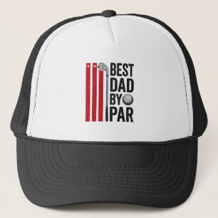 Boné Melhor Pai Por Par Pai de Golfe Design Vintage_1