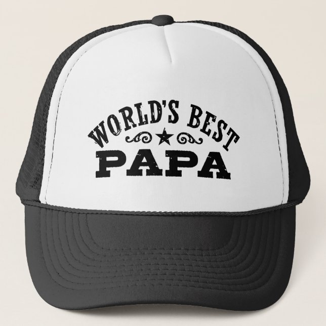 Boné Melhor Papa do Mundo (Frente)