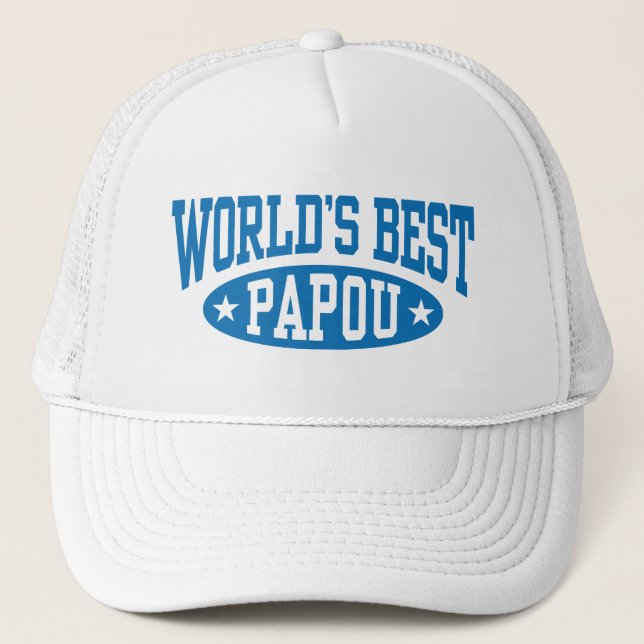Boné Melhor Papou do Mundo (Frente)