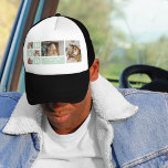 Boné Melhor Presente do Pai de Fotografia do Modern Min<br><div class="desc">O Melhor presente do Pai de Foto da Colagem Moderna é um presente exclusivo e personalizado perfeito para qualquer ocasião, como Dia de os pais, aniversários ou qualquer outro dia especial que homenageie os pais. Este presente foi projetado para mostrar os momentos e memórias especiais que você compartilhou com seu...</div>