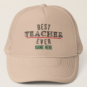 BONÉ MELHOR PROFESSOR DE TODOS PERSONALIZADO CUSTOMIZAR