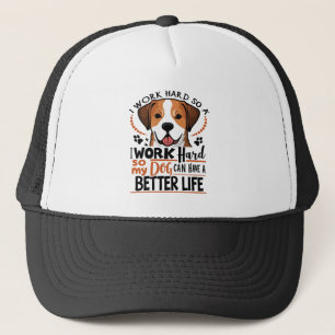 Boné Melhor vida do cão
