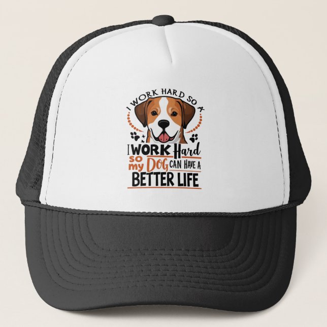Boné Melhor vida do cão (Frente)