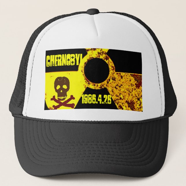 Boné Memória de Chernobyl anti nuclear (Frente)