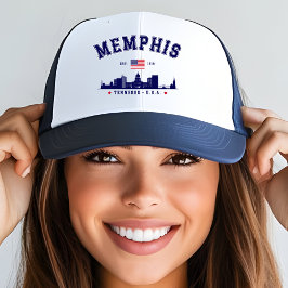 Boné "Memphis TN Embroidered – Classic Skyline 