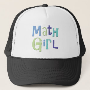 Boné Menina da matemática