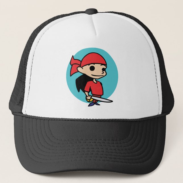 Boné Menina do pirata (Frente)