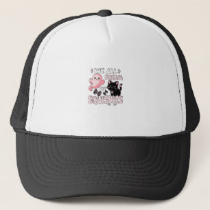 Boné Meninas Gato Rosa Halloween Squishy Todos Sonhamos