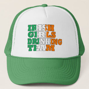 Boné Meninas irlandesas que bebem a equipe