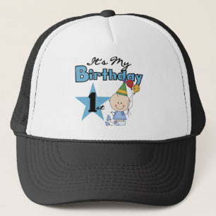 Boné Menino é meus camiseta e presentes do aniversári