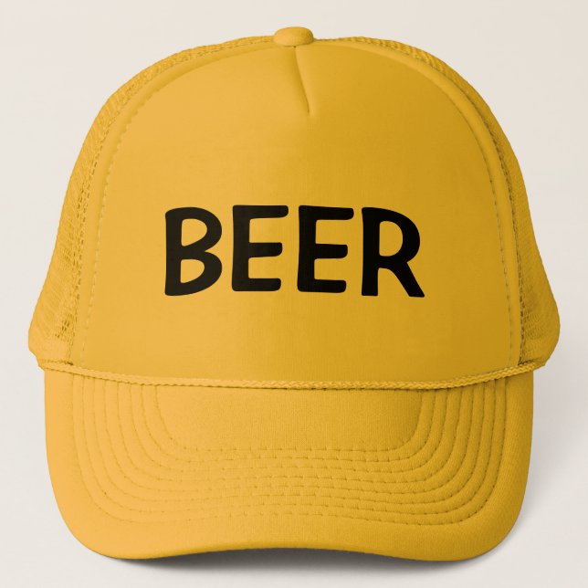 Boné Mens Fashion Baseball Novelty BEER (Frente)