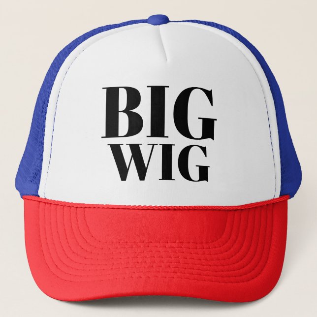 Boné Mens Fashion Funny Novelty Baseball BIG WIG (Frente)