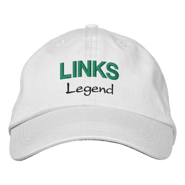 Boné Mens Fashion Funny Novelty Golf LINKS LEGENDA (Frente)