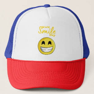 Boné Meoji T-Shirt do Dia do Sorriso