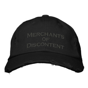 Boné mercadores de descontentamento
