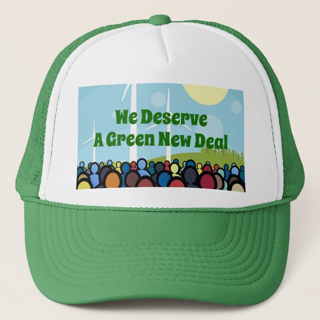 Boné Merecemos um Novo Acordo Verde (Frente)
