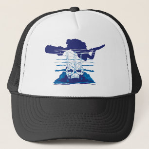 BONÉ MERGULHADOR DA CAVERNA