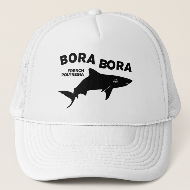 Boné Mergulho De Tubarão Em Bora Bora (Frente)