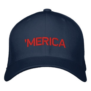 Boné 'MERICA Embroiderou Chapéu