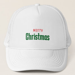 Boné Merry Christmas personalized elegant red &green