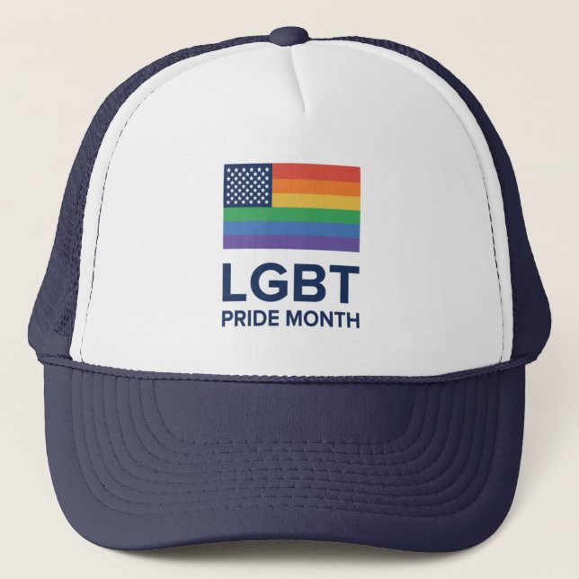 Boné Mês do Orgulho LGBT | Estados Unidos (Frente)