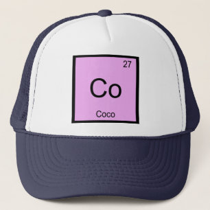 Boné Mesa Periódica do Elemento de Química da Coco Na