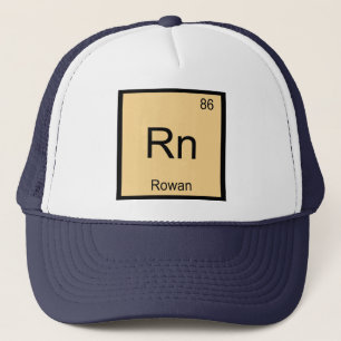 Boné Mesa Periódica do Elemento de Química do Nome de
