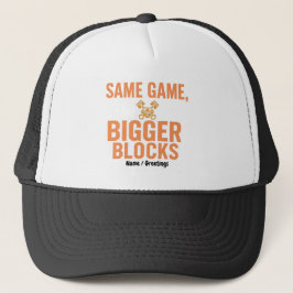 Boné Mesmo Jogo, Blocos Maiores Humor Quilter Divertido