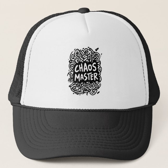 Boné Mestre do Caos – Design Multitarefa (Frente)