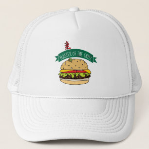 Boné Mestre do hamburguer do CHURRASCO da grade