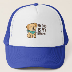 Boné Meu Cachorro É Meu Terapeuta Citação Divertida Ama