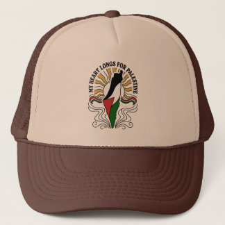 Boné Meu Coração Anseia pela Palestina - Caminhão de Ma