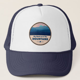 Boné Meu coração está nas montanhas