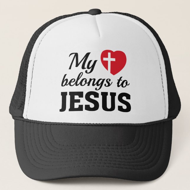 Boné Meu Coração Pertence A Jesus (Frente)