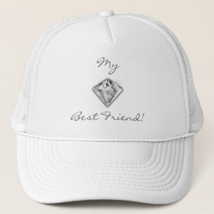 Boné Meu melhor amigo Diamond Hat
