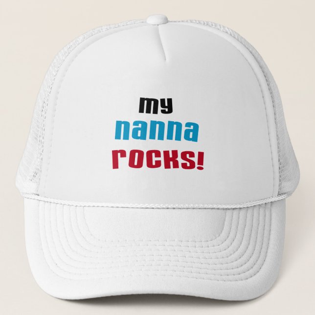 Boné Meu Nanna balança camisas e presentes de T (Frente)
