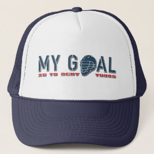 Boné Meu objetivo, chapéu do Goalie do Lacrosse