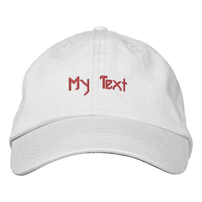 Boné Meu Texto atraente charmoso-Capô (Frente)