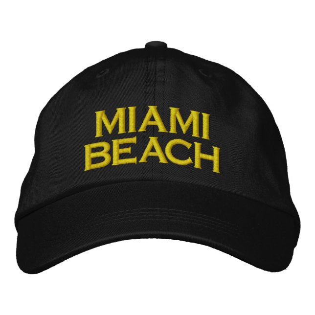 BONÉ MIAMI BEACH FLORIDA HAT (Frente)