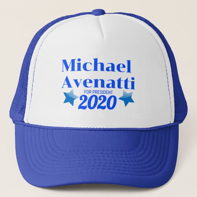 Boné Michael Avenatti para o presidente 2020 - (Frente)