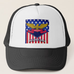 Boné Michigan USA Flag