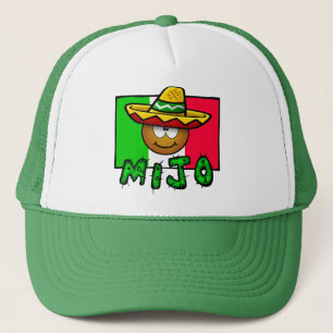 Boné Mijo - Garoto Mexicano Bonito Vestindo Sombrero